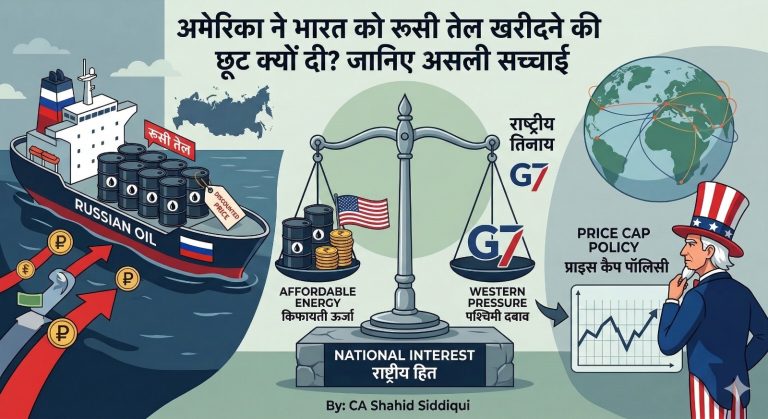 अमेरिका ने भारत को रूस से तेल खरीदने की छूट क्यों दी? आइए जानते हैं असली सच्चाई!